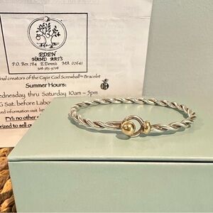 EDEN Hand Arts 14k twist bangle